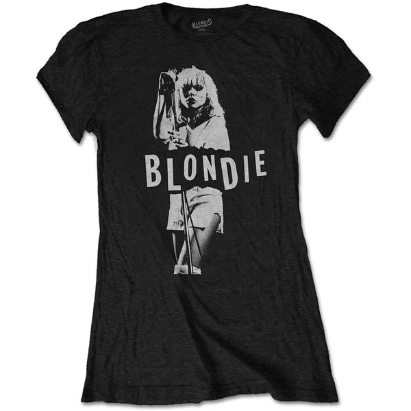 Blondie Ladies Tee: Mic. Stand 