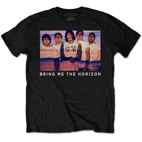 Bring Me The Horizon Unisex Premium Tee: Photo Lines 