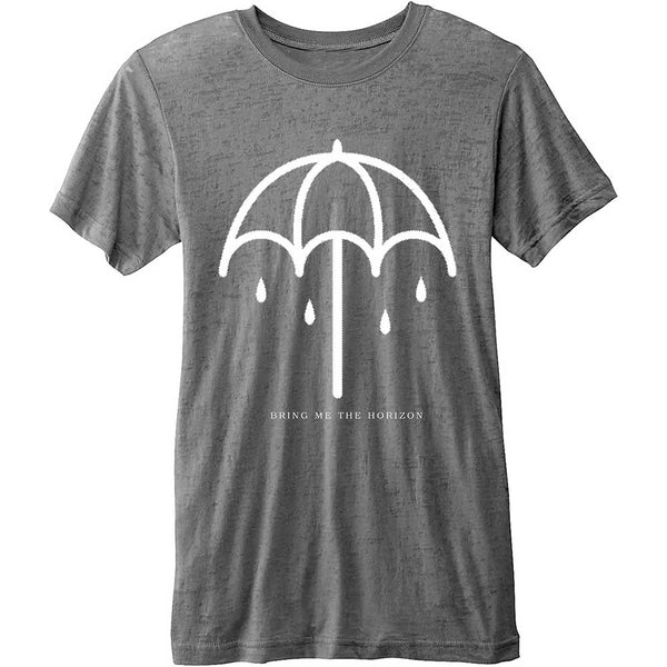 Bring Me The Horizon Unisex Fashion Tee: Umbrella (Burn Out) 