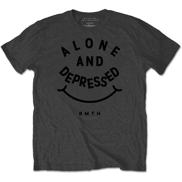 Bring Me The Horizon Unisex Tee: Alone & Depressed 