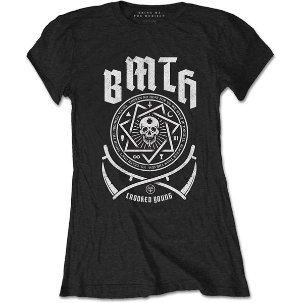 Bring Me The Horizon Ladies Tee: Crooked 