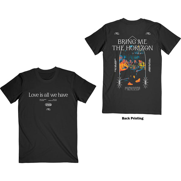 Bring Me The Horizon Unisex Tee: Love Is All We Have (Back Print) 