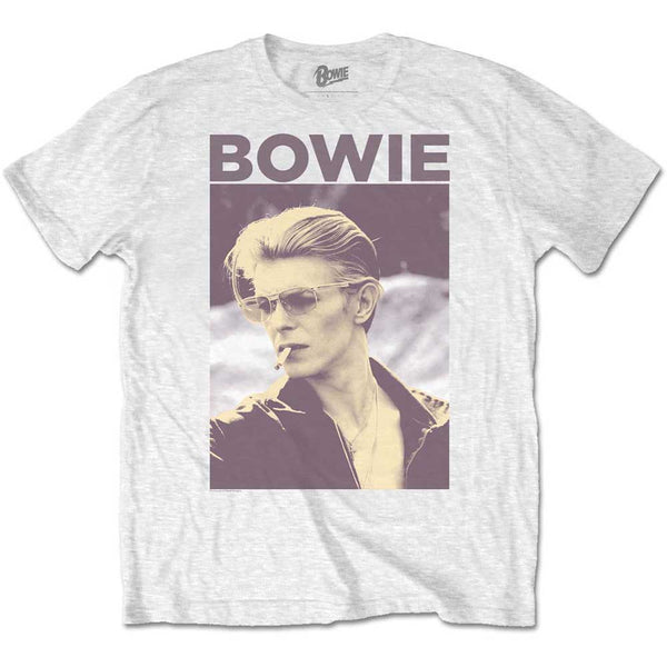 David Bowie Unisex Tee: Smoking (Retail Pack) (XX-Large)