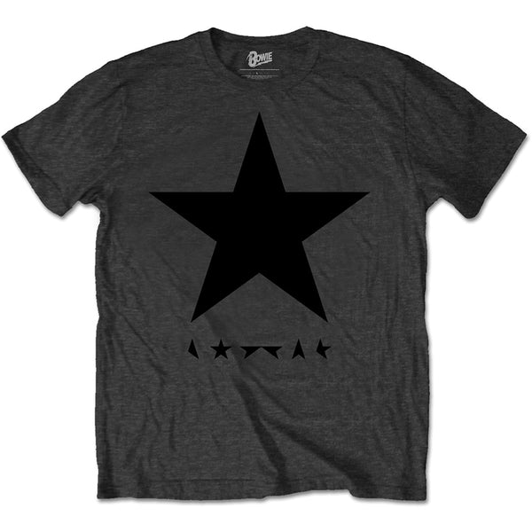 David Bowie Unisex Premium Tee: Blackstar (on Grey) (XX-Large)