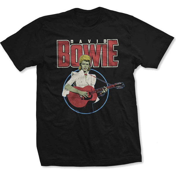 David Bowie Unisex Tee: Acoustic Bootleg (XX-Large)