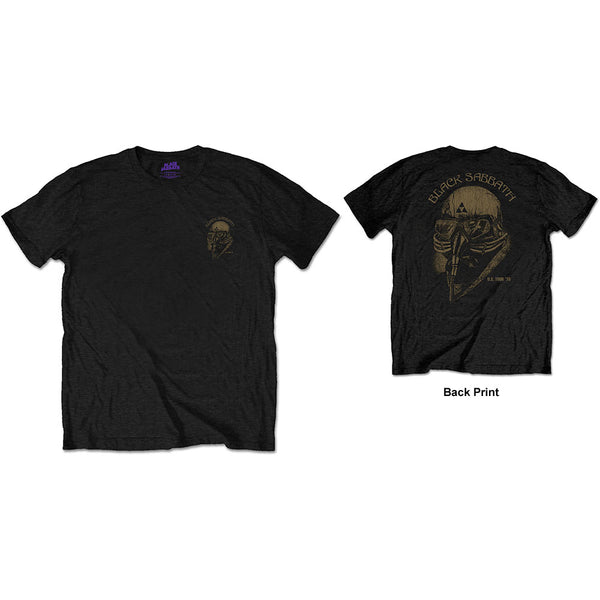 Black Sabbath Unisex Tee: US Tour 78 (Back Print) 