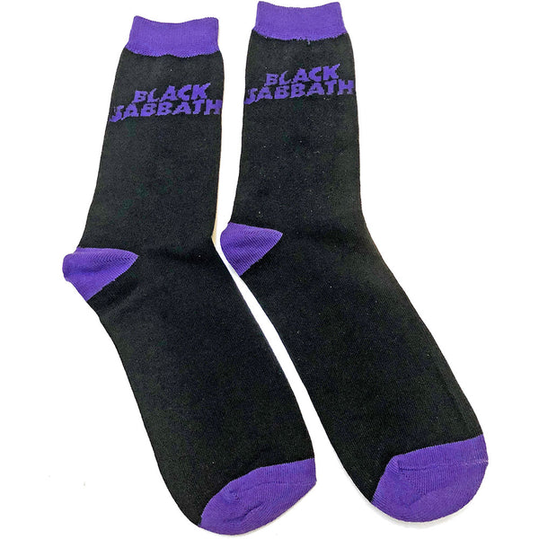 Black Sabbath Unisex Ankle Socks: Wavy Logo 
