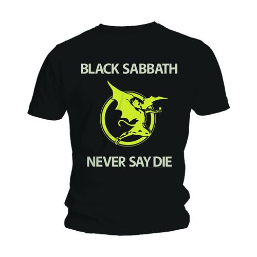 Black Sabbath Unisex Tee: Never Say Die 