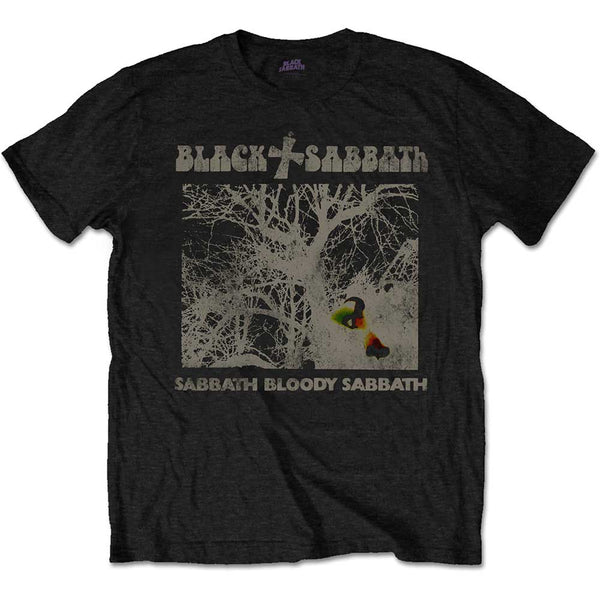 Black Sabbath Unisex Tee: Sabbath Bloody Sabbath Vintage 