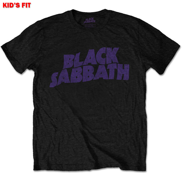 Black Sabbath Kids Tee: Wavy Logo (Retail Pack) (11 - 12 Years)