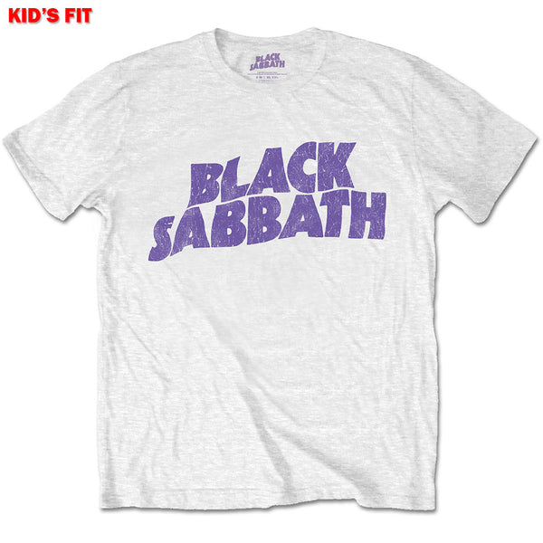 Black Sabbath Kids Tee: Wavy Logo (Retail Pack) (11 - 12 Years)