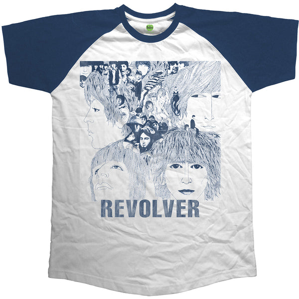 The Beatles Unisex Raglan Tee: Revolver 