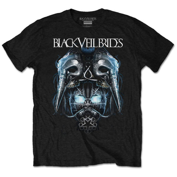 Black Veil Brides Unisex Tee: Metal Mask (Retail Pack) (XX-Large)