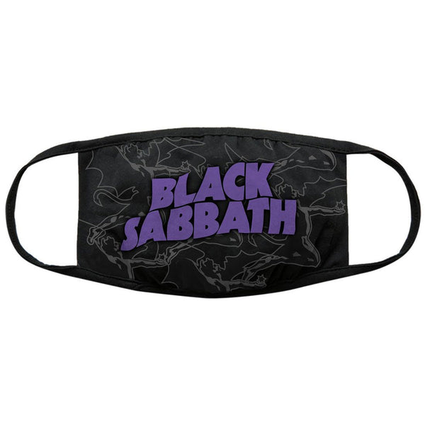 Black Sabbath Logo Distressed Face Mask