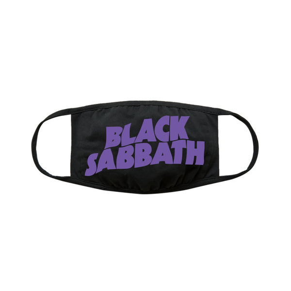 Black Sabbath Wavy Logo Face Mask