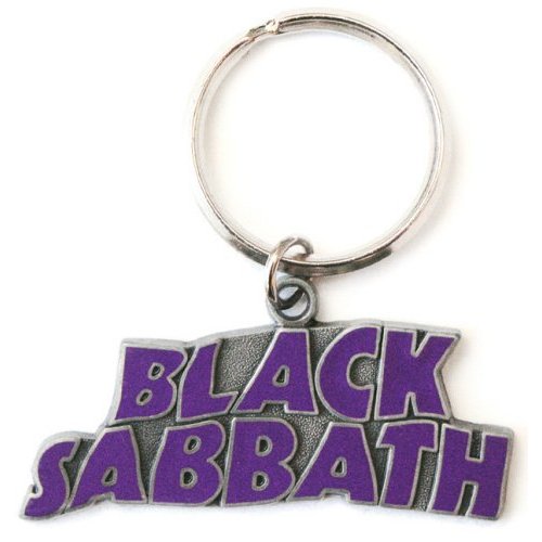 Black Sabbath Wavy Logo Keyring - Rocker Tee
