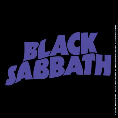 Black Sabbath Wavy Logo Single Coaster - Rocker Tee