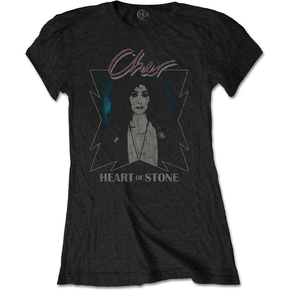 Cher Ladies Tee: Heart of Stone 