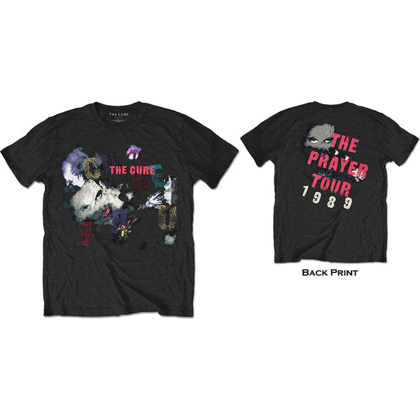 The Cure Unisex Tee: The Prayer Tour 1989 (Back Print) (XX-Large)