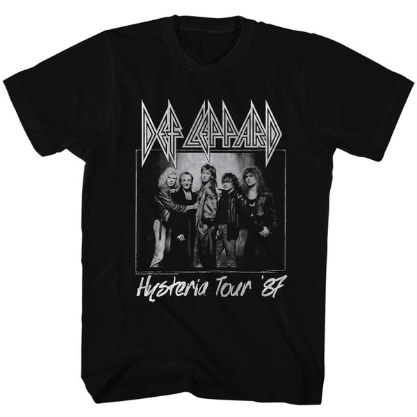 Def Leppard Hysteria Tour '87 adult short sleeve t-shirt.