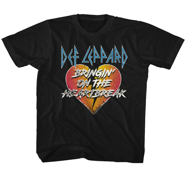 Def Leppard Bringin On The Heartbreak youth short sleeve t-shirt. 