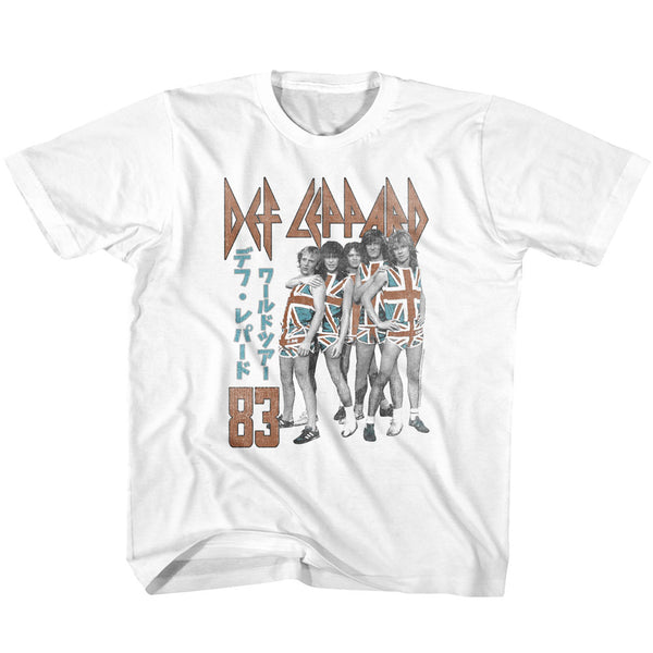 Def Leppard Def Lepp 83 youth short sleeve t-shirt.