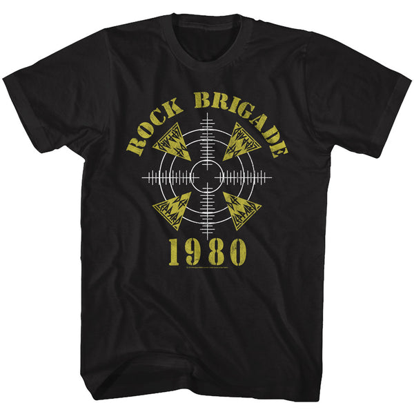 Def Leppard Rock Brigade adult short sleeve t-shirt.