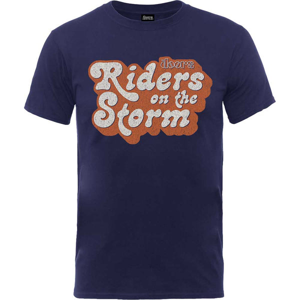 The Doors Unisex Tee: Riders on the Storm Logo (XX-Large)