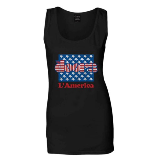 The Doors Ladies Vest Tee: L'America (X-Large)
