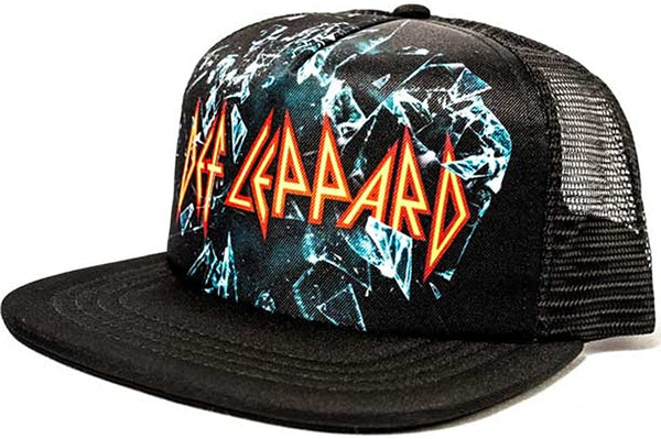 Def Leppard truckers hat available at Rocker Tee