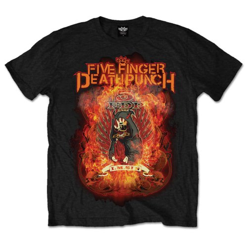 Five Finger Death Punch Unisex Tee: Burn in Sin (XX-Large)
