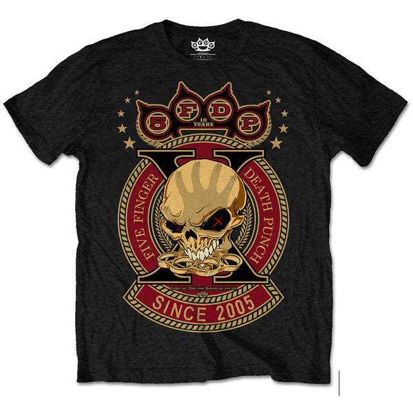 Five Finger Death Punch Unisex Tee: Anniversary X (XX-Large)