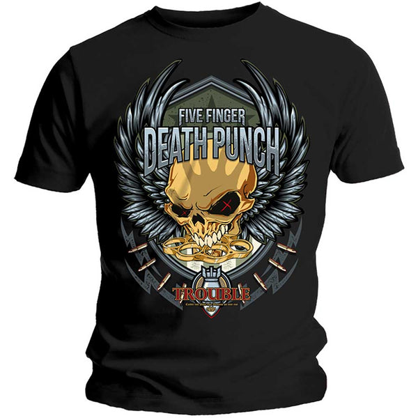 Five Finger Death Punch Unisex Tee: Trouble (XX-Large)