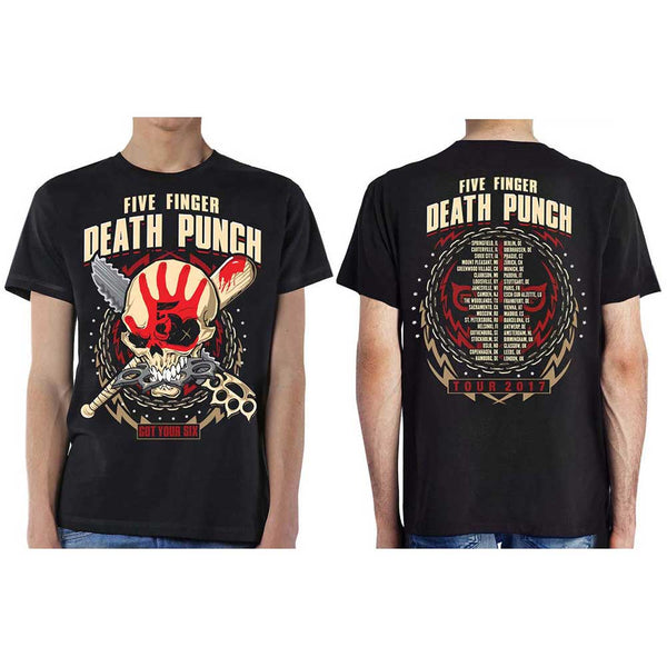 Five Finger Death Punch Unisex Tee: Zombie Kill Fall 2017 Tour (Ex Tour) (XX-Large)