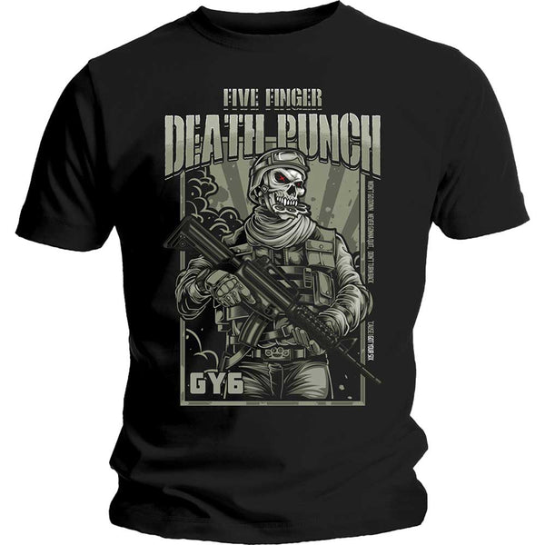 Five Finger Death Punch Unisex Tee: War Soldier (XX-Large)