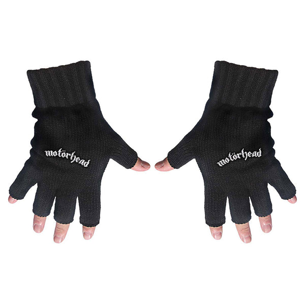 Motorhead Unisex Fingerless Gloves: Logo