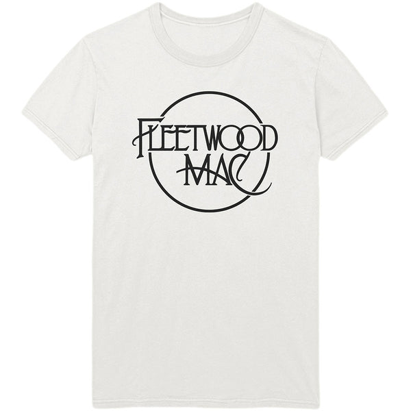Fleetwood Mac Classic Logo White Unisex Tee