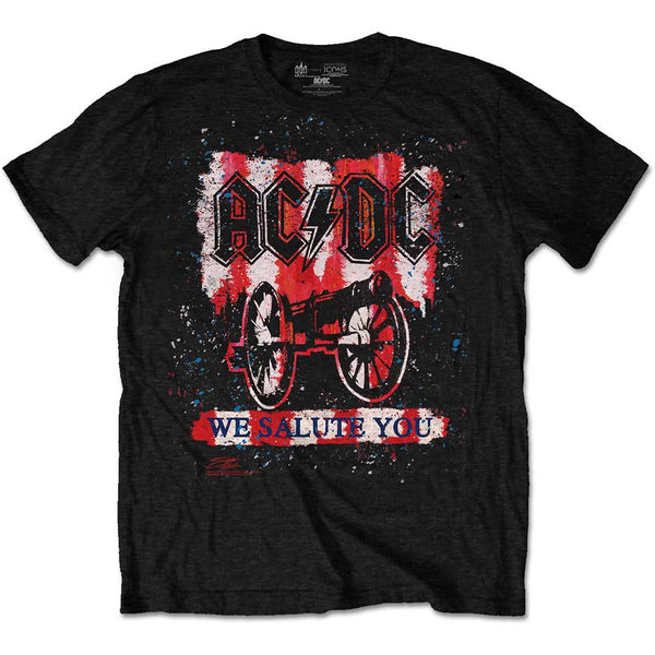AC/DC Unisex Tee: We Salute You Bold (XX-Large)