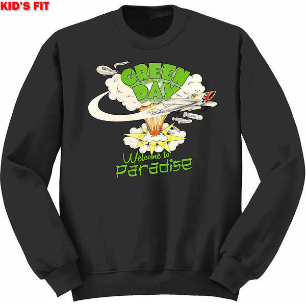 Green Day Kids Sweatshirt: Welcome to Paradise (12 - 13 Years)