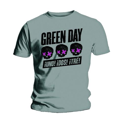 Green Day Unisex Tee: Three Heads Better Than One 