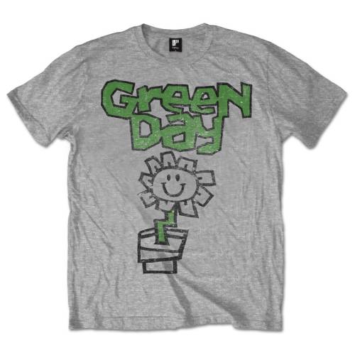 Green Day Unisex Tee: Flower Pot 