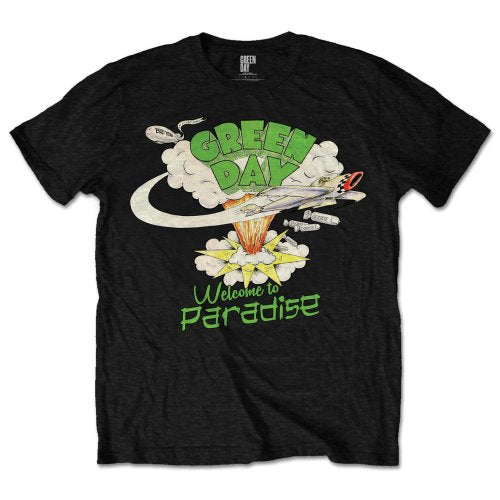 Green Day Unisex Tee: Welcome to Paradise 