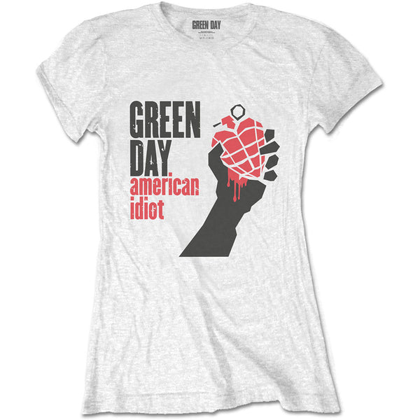 Green Day Ladies Tee: American Idiot 