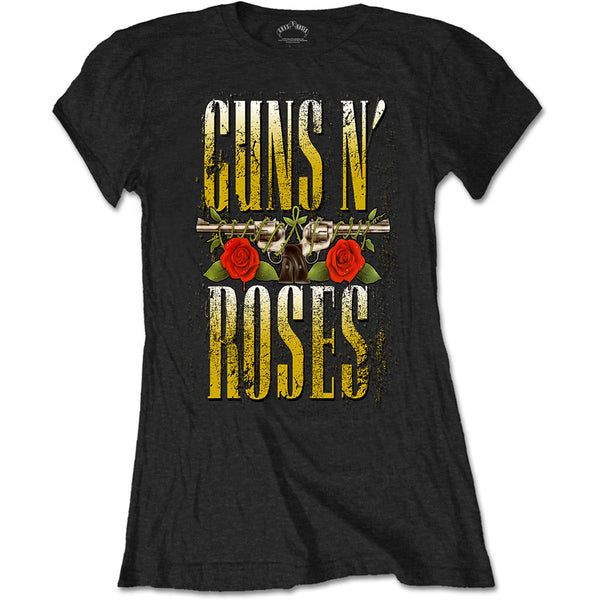 Guns N' Roses Ladies Tee: Big Guns 
