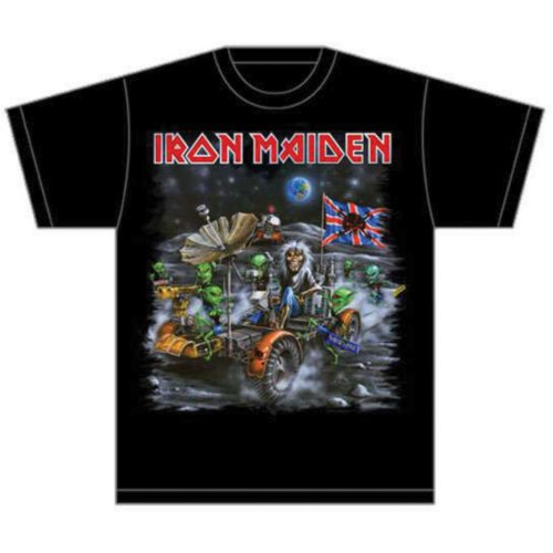 Iron Maiden Unisex Tee: Knebworth Moon buggy 