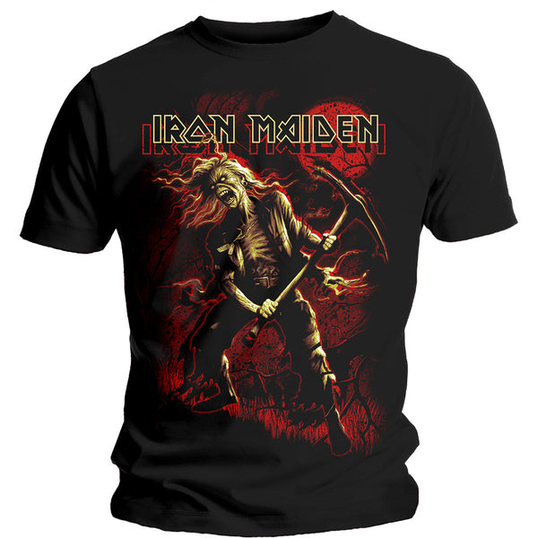 Iron Maiden Unisex Tee: Benjamin Breeg Red Graphic 