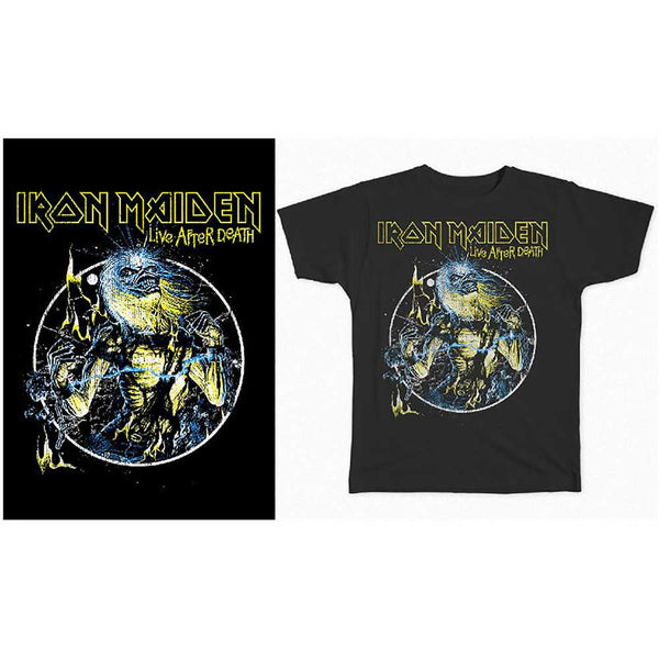 Iron Maiden Unisex Tee: Live After Death 