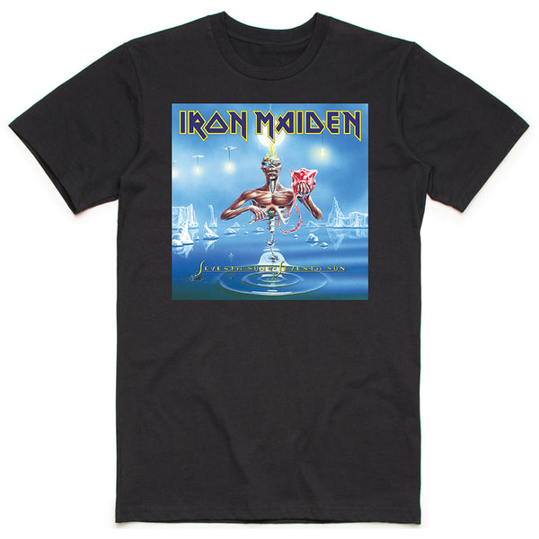 Iron Maiden Unisex Tee: Seventh Son Box 