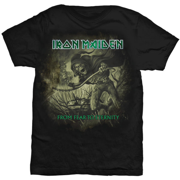 Iron Maiden Unisex Tee: From Fear To Eternity Distressed 