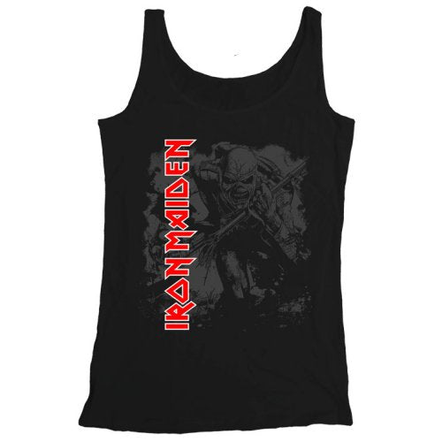 Iron Maiden Unisex Vest Tee: Hi-Contrast Trooper (X-Large)